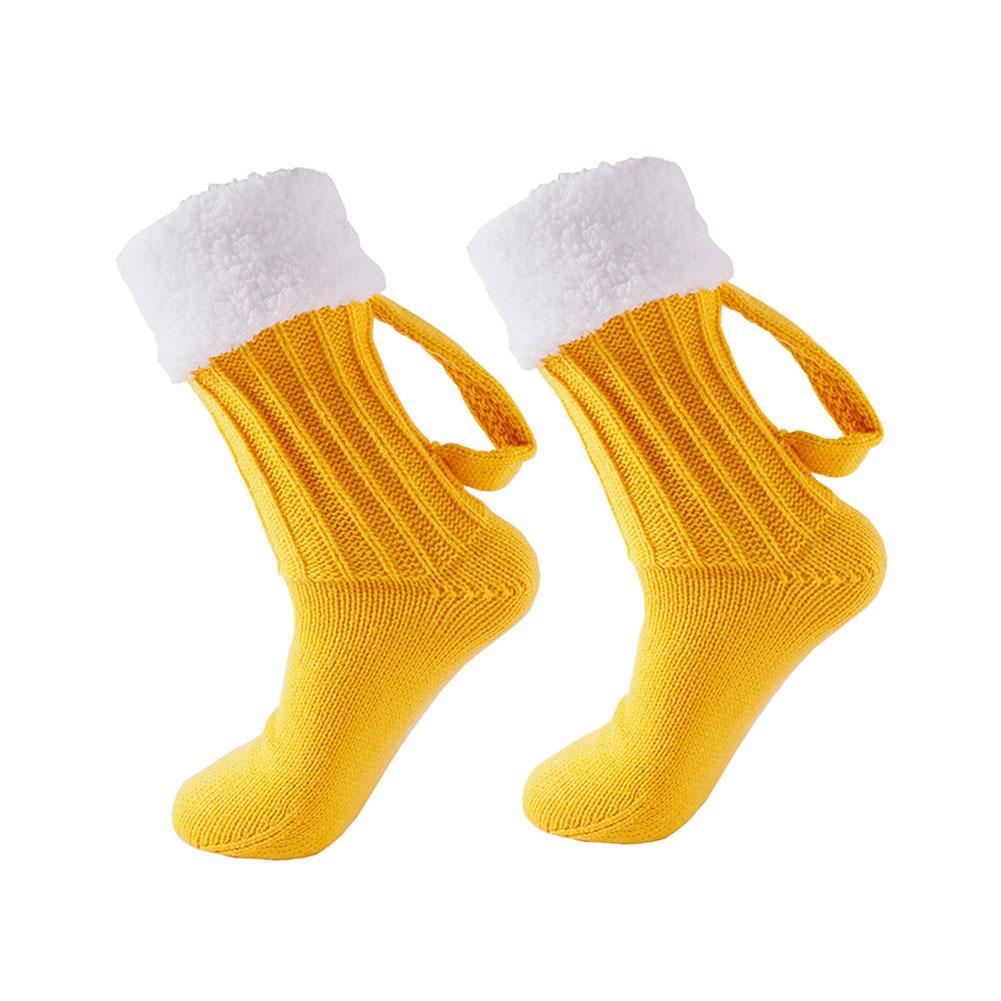 3D Beer Mug Pattern Knitted So - đánh giá và giá Novelty Gifts