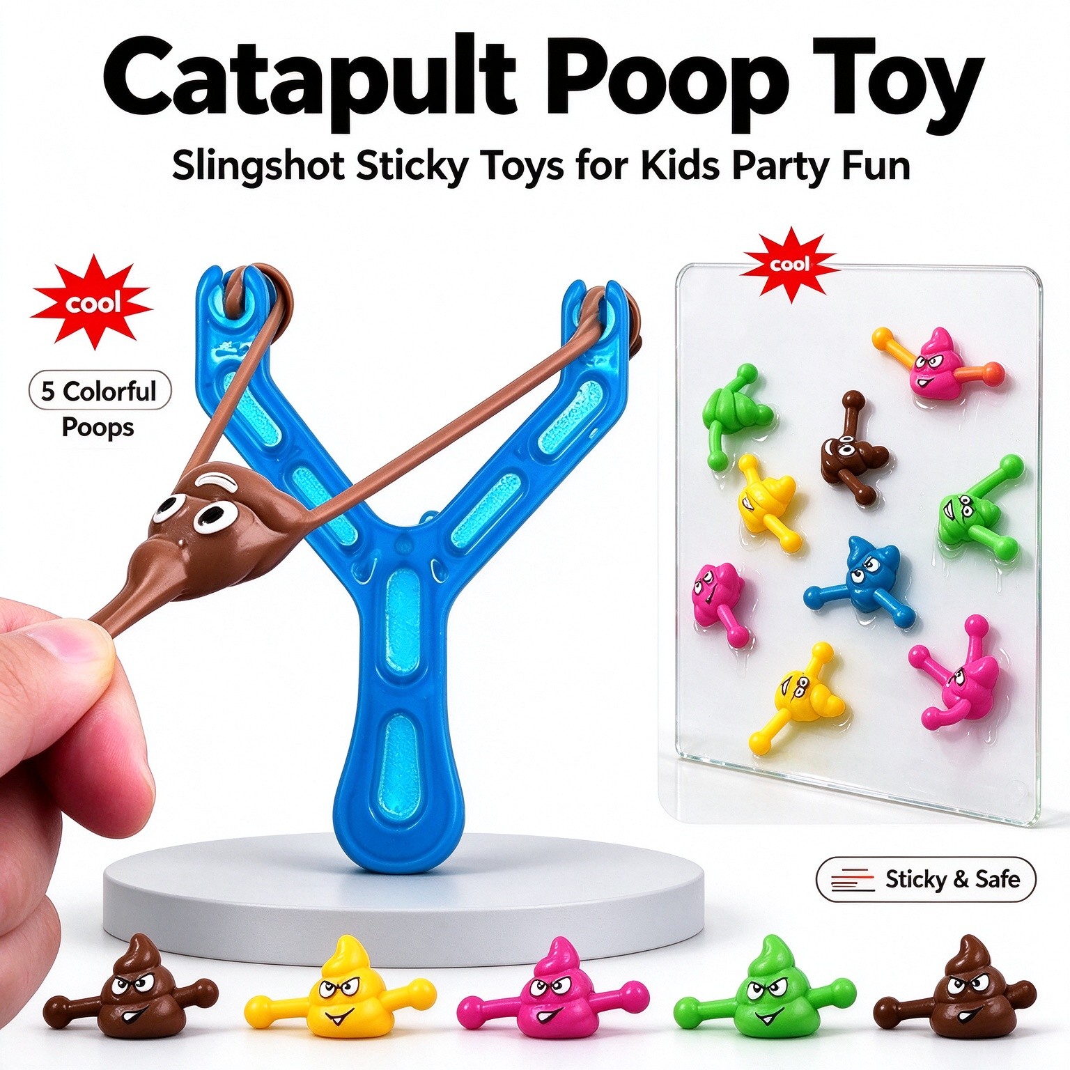 5Pcs Fake Poop Slingshot Funny - đánh giá và giá Fake Poop Gag Gift