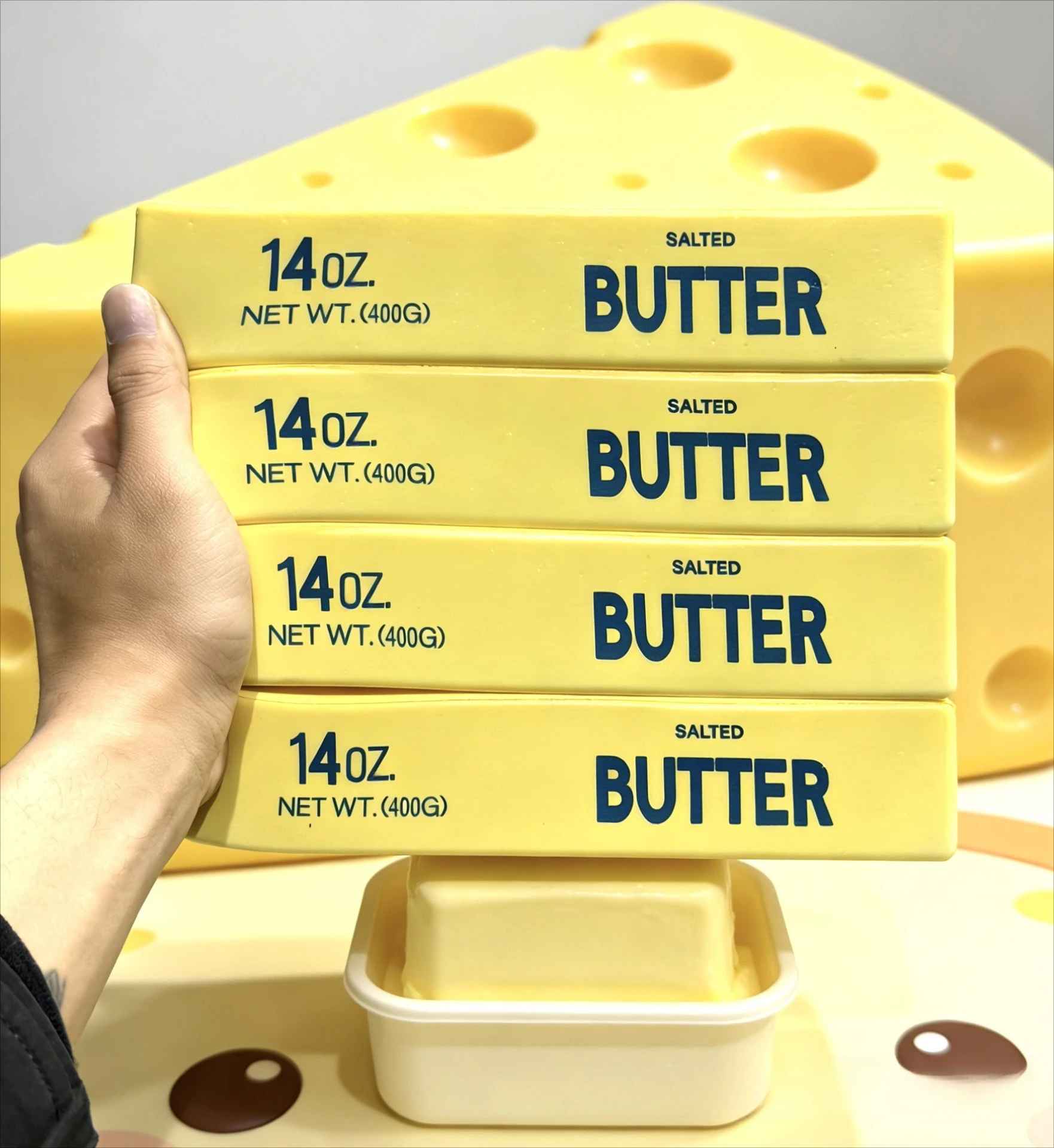 23cm Squishy Super Big Butter  - đánh giá và giá Novelty Gifts
