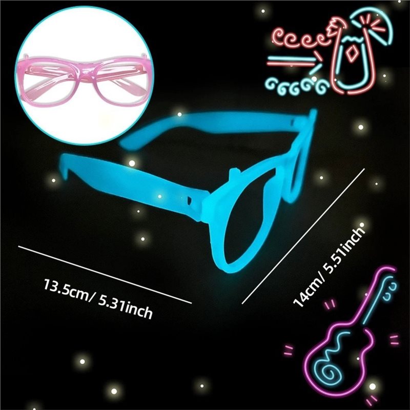 DTA4-20Pcs Glow-In-The-Dark Ne - đánh giá và giá Glow In The Dark Party Glasses