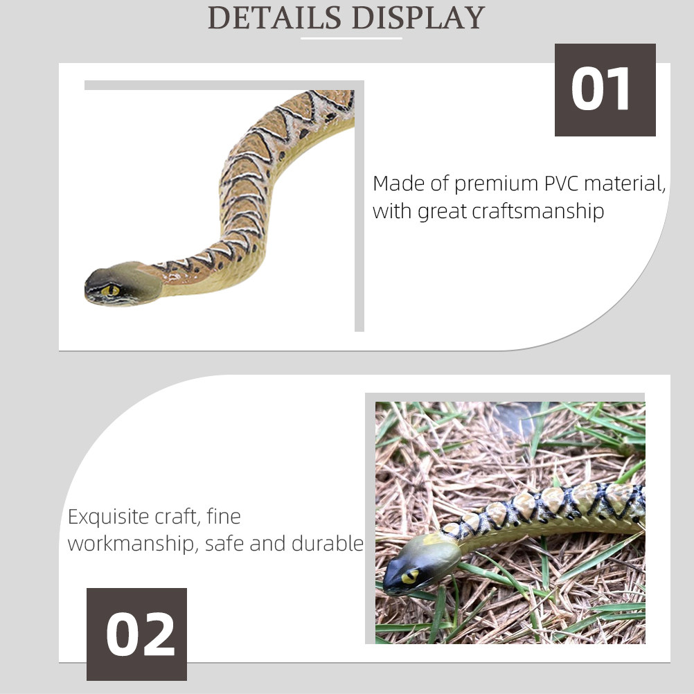Realistic PVC Snake Decoration - đánh giá và giá Prank Toys