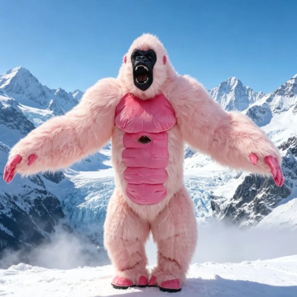 Inflatable Colorful Gorilla Ma - đánh giá và giá Inflatable Dinosaur Costume Adult