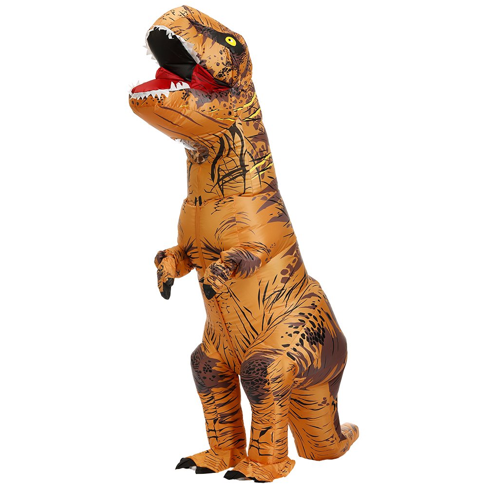 Halloween Funny Costume, Tyran - đánh giá và giá Inflatable Dinosaur Costume Adult