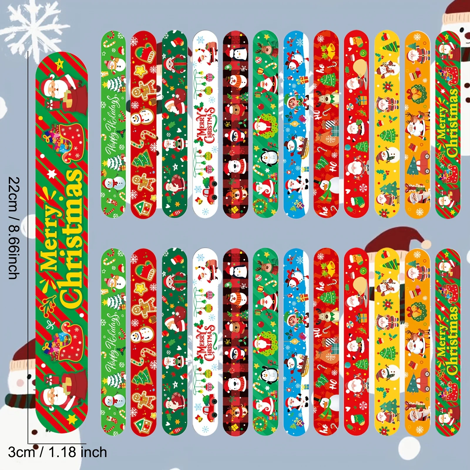 Christmas Slap Bracelets Chris - đánh giá và giá Party Supplies