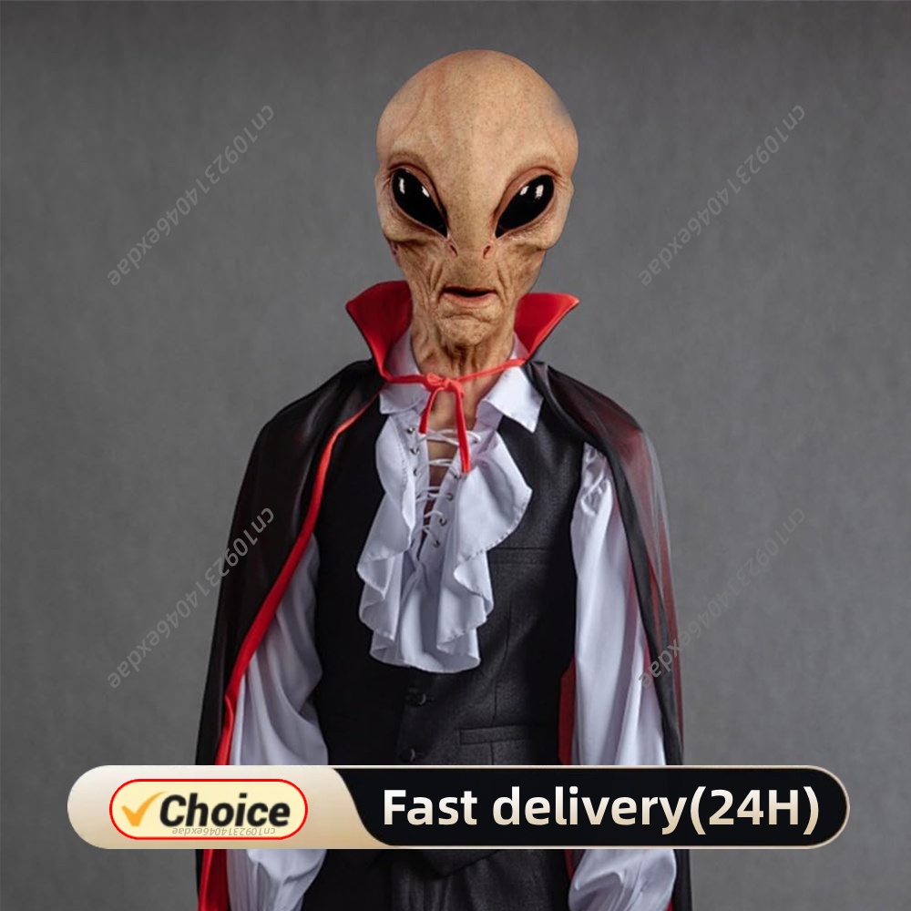 Full Head Realistic Masks Late - đánh giá và giá Latex Alien Mask Realistic